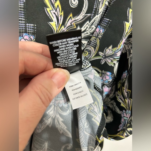 New Without Tag Torrid Harper Georgette Floral Ruched Sleeve Blouse - Picture 12 of 14